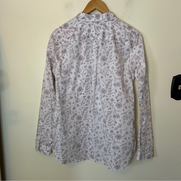 Duluth Trading Company Dandelion Floral Button Down Size M - Picture 2 of 6